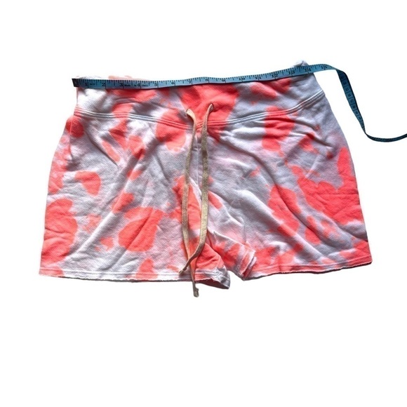 SUNDRY sweat shorts pop peach tiedye  drawstring terry  NR-V1-G13TD16 size M - Picture 10 of 14